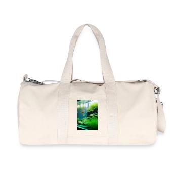 Fish, Aquarium - Recycled Canvas Sports Bag by Stanley/Stella - natural - Front