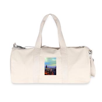 Horizon de la ville de New York - Sac de sport en toile recyclée Stanley/Stella - blanc naturel - Devant