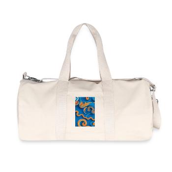 Abstract art - Recycled Canvas Sports Bag by Stanley/Stella - natural - Front