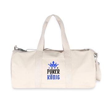 Poker King Gamble Casino Déclaration Quinte Flush Royale - Sac de sport en toile recyclée Stanley/Stella - blanc naturel - Devant