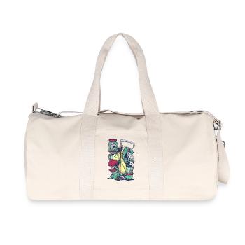 Monsters - Recycled Canvas Sports Bag by Stanley/Stella - natural - Front