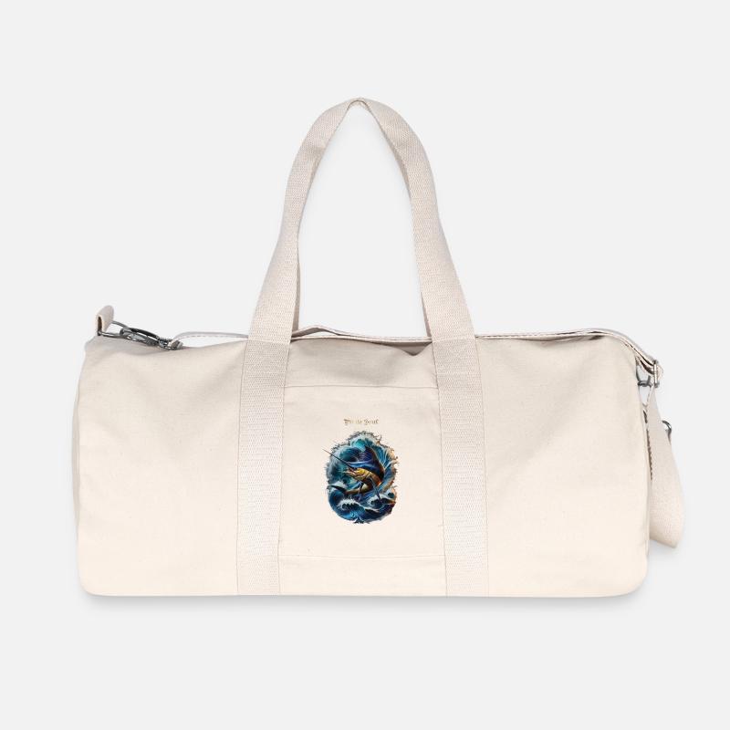 Spearfish - Recycelte Canvas-Sporttasche von Stanley/Stella - Naturweiß