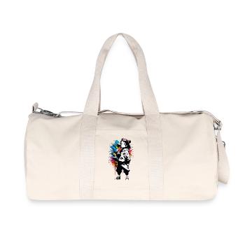 Street Art Fille 23247 - Sac de sport en toile recyclée Stanley/Stella - blanc naturel - Devant