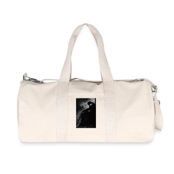 Poster Illustration Chevalier - Sac de sport en toile recyclée Stanley/Stella - blanc naturel - Devant