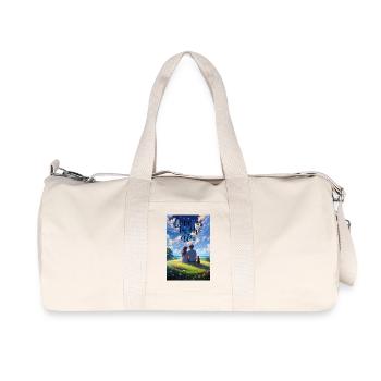 Anime love is in the air - Recycled Canvas Sports Bag by Stanley/Stella - natural - Front