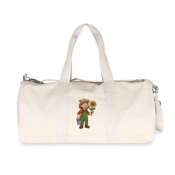Jardinier - Sac de sport en toile recyclée Stanley/Stella - blanc naturel - Devant