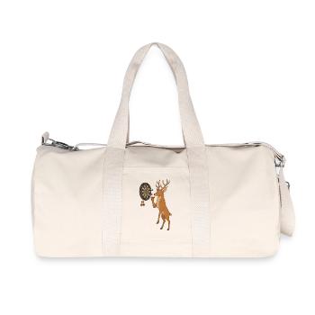Fléchettes de cerf - Sac de sport en toile recyclée Stanley/Stella - blanc naturel - Devant