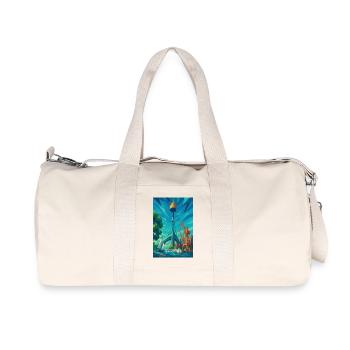 Sydney SYDNEY TOWER – Höhe in Harmonie - Recycelte Canvas-Sporttasche von Stanley/Stella - Naturweiß - Vorne