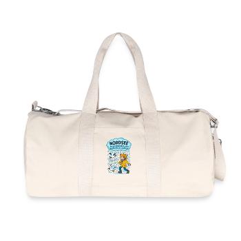 Nordsee - wo Wind dich föhnt und Regen gratis ist - Recycelte Canvas-Sporttasche von Stanley/Stella - Naturweiß - Vorne