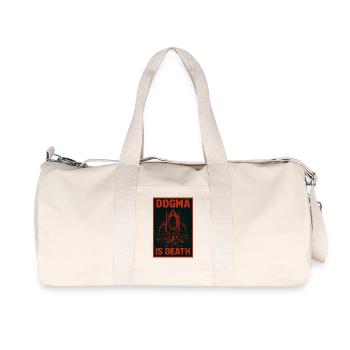 dogma is death - Recycled Canvas Sports Bag by Stanley/Stella - natural - Front