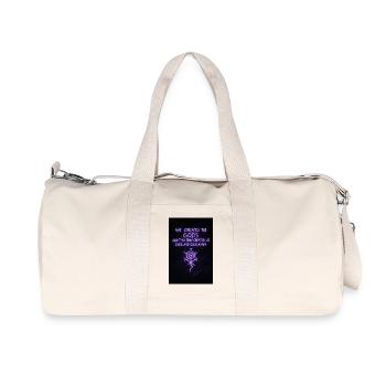 we created the gods - Recycled Canvas Sports Bag by Stanley/Stella - natural - Front