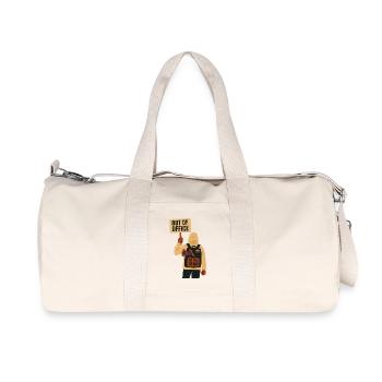 Out of Office, sur la démo. - Sac de sport en toile recyclée Stanley/Stella - blanc naturel - Devant