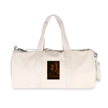 Buddha Cat - Recycled Canvas Sports Bag by Stanley/Stella - natural - Front