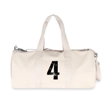 Justaucorps à 4 chiffres - Sac de sport en toile recyclée Stanley/Stella - blanc naturel - Devant