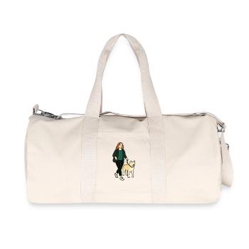 Margarita à l’Akita - Sac de sport en toile recyclée Stanley/Stella - blanc naturel - Devant