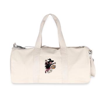 Hexenheldin im Sprung Boo - Recycelte Canvas-Sporttasche von Stanley/Stella - Naturweiß - Vorne