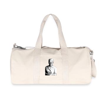 Smiling Nurse Mom 1970 - Recycled Canvas Sports Bag by Stanley/Stella - natural - Front