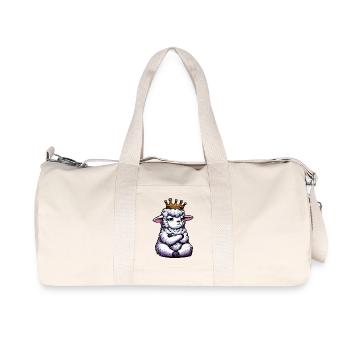 Schaf Schafe Schäfer Schafhalter Schafbock - Recycelte Canvas-Sporttasche von Stanley/Stella - Naturweiß - Vorne