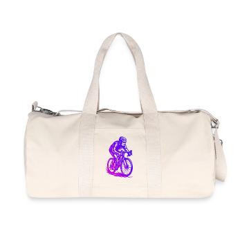 Clean road bike artwork for road bike - Recycled Canvas Sports Bag by Stanley/Stella - natural - Front