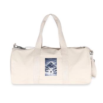 But why Penguin - Recycled Canvas Sports Bag by Stanley/Stella - natural - Front