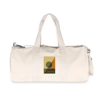 Spin The Silence – Affiche Minimal Record - Sac de sport en toile recyclée Stanley/Stella - blanc naturel - Devant