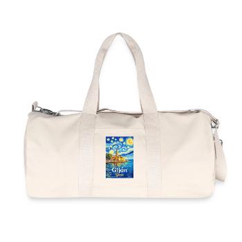 Gijon Spain - Recycelte Canvas-Sporttasche von Stanley/Stella - Naturweiß - Vorne
