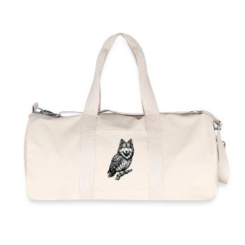 Eurasier | Howl - Recycled Canvas Sports Bag by Stanley/Stella - natural - Front