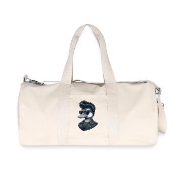 Cool Duck Rock and Roll 60s Hairstyle Sun - Recycled Canvas Sports Bag by Stanley/Stella - natural - Front