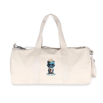 Kaffeemonster  - Koffein Zombie - Morgenmuffel - Recycelte Canvas-Sporttasche von Stanley/Stella - Naturweiß - Vorne