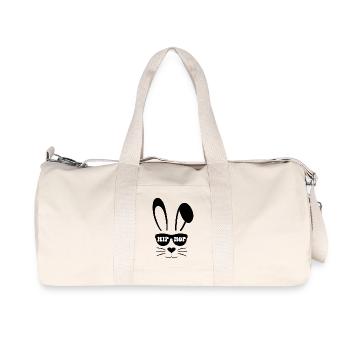 Hip Hop Bunny - Sac de sport en toile recyclée Stanley/Stella - blanc naturel - Devant