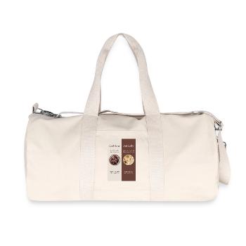Cold Brew vs Iced Coffee Poster - Recycled Canvas Sports Bag by Stanley/Stella - natural - Front