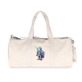 Neon Steel Warrior of Lights - Recycled Canvas Sports Bag by Stanley/Stella - natural - Front