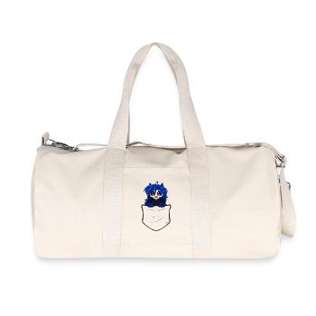 Pocket Chibi - Alóe (von Bunneko_Arts) - Recycelte Canvas-Sporttasche von Stanley/Stella - Naturweiß - Vorne