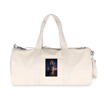 Moai étoilé sur une côte cosmique - Sac de sport en toile recyclée Stanley/Stella - blanc naturel - Devant