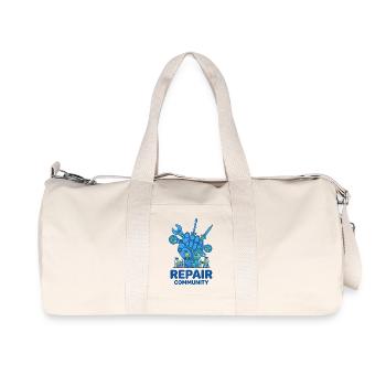 Repair Community Tool Culture - Recycled Canvas Sports Bag by Stanley/Stella - natural - Front