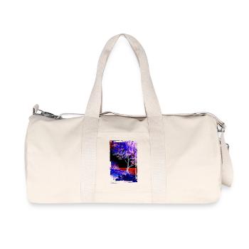 Art motif by Jörg Langhans. Landscape on the beach - Recycled Canvas Sports Bag by Stanley/Stella - natural - Front