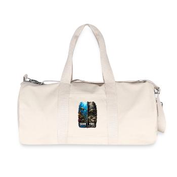 Same Ocean. Two Futures. – Sea turtle - Recycled Canvas Sports Bag by Stanley/Stella - natural - Front