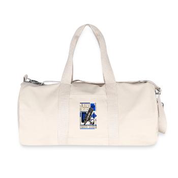 JUST ONE MORE TAKE - Sac de sport en toile recyclée Stanley/Stella - blanc naturel - Devant