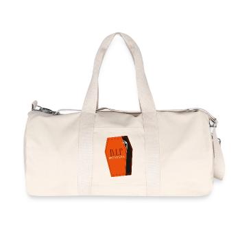 B.I.P. Coffin Print - Recycled Canvas Sports Bag by Stanley/Stella - natural - Front