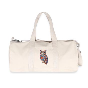 PatchworkOwl Blaze of Colors - Recycled Canvas Sports Bag by Stanley/Stella - natural - Front