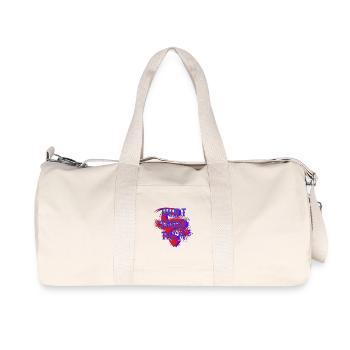 Don't Trust Them – Dark Statement Graphics - Recycled Canvas Sports Bag by Stanley/Stella - natural - Front