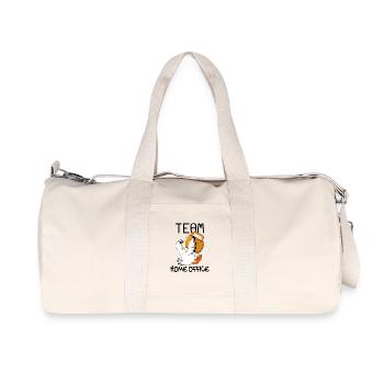 Team Home Office Seagull Relax Lazy funny - Recycled Canvas Sports Bag by Stanley/Stella - natural - Front