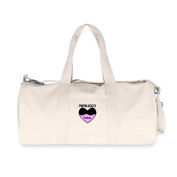 Mama 2023 Mutter Schwangerschaft Schwanger - Recycelte Canvas-Sporttasche von Stanley/Stella - Naturweiß - Vorne
