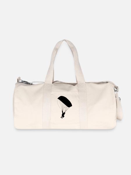 Fallschirm - Recycelte Canvas-Sporttasche von Stanley/Stella - Naturweiß