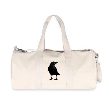 Rabe - Recycelte Canvas-Sporttasche von Stanley/Stella - Naturweiß - Vorne