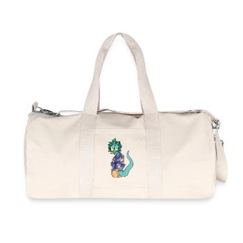 Monster - Recycelte Canvas-Sporttasche von Stanley/Stella - Naturweiß - Vorne