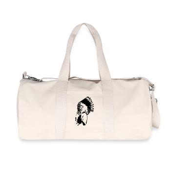 Indian Chief - Recycled Canvas Sports Bag by Stanley/Stella - natural - Front