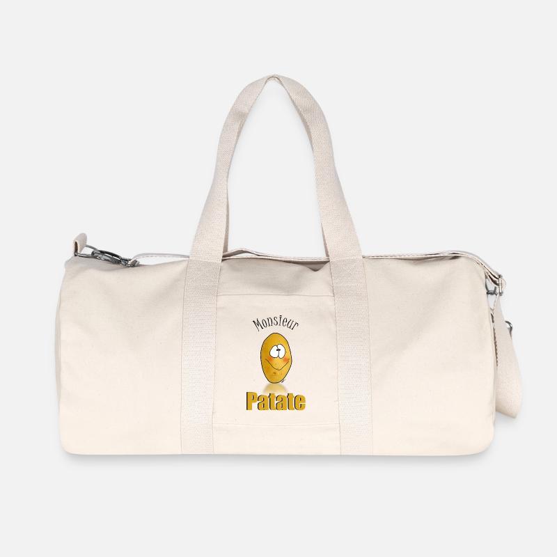 Mr Patate - Recycelte Canvas-Sporttasche von Stanley/Stella - Naturweiß