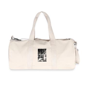 Montréal, Canada, Design avec plan de la ville - Sac de sport en toile recyclée Stanley/Stella - blanc naturel - Devant