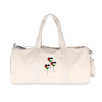 palestina - Recycled Canvas Sports Bag by Stanley/Stella - natural - Front